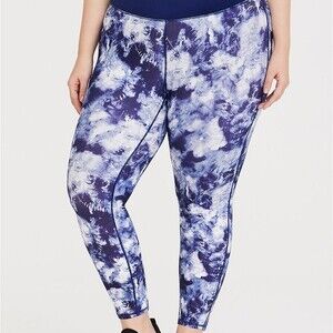 NEW Torrid Active Plus Size Blue Leggings